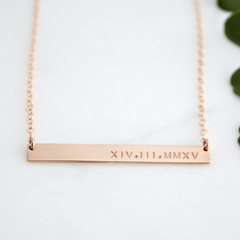 Dainty Bar Necklace - Eden Zoe